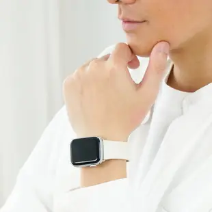 COMPLE Apple Watch 台灣製高級簡約皮革悠遊卡錶帶 手錶配件