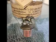 Blantons Bottle Tiki Torch w/ Cork Snuffer BuffaloTrace Weller Pappy Wild Turkey