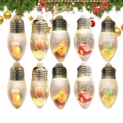 Christmas Vintage Decor String Light - 10/20LED Snow Globe Bulbs String Light