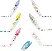 Infinite Decorative Pens, Infinite Press Type Decorative Pens, Diy Lace Decoration Tape Cute Scrapbooking Diary Correction Tapes (A)