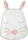 Mud Pie Bunny Platter Ear Spreader, 5.5", WHITE