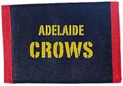 Adelaide Crows Official AFL Polyester Team Logo Kids Adults Wallet Purse