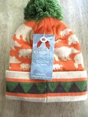CIRQUE BOYS & GIRLS BEANIE BEARS HAT Ages 2 - 7 RETAILS $24.00