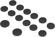 Controller Joystick Grips, 14Pcs Gaming Joystick Button Caps Replacement Fit for Choc Low Profile Switch V1, Anti Slip Frosted Joystick Caps for Gaming Keyboard (Black)