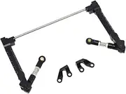Oshhni Metal Sway Bar,RC Car Anti Sway Bar,Sturdy,RC Accessories RC Spare Part,Anti Roll Mount Swaybar for Wraith 1/10 RC Car DIY, Black