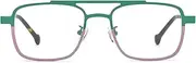 FONEX Colorful Pure Titanium Glasses Frame Men Square Eyeglasses Women Vintage Optical Eyewear F85789