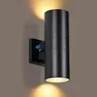 Dusk to Dawn Porch Light 1 Pack, Modern Outdoor Wall Lights with Bulbs, Cylin...
