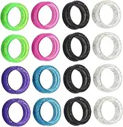 Scissor Finger Protective Pet Scissor Grooming Comfortable Silicone 16pcs Colorful Set