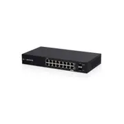 Ubiquiti EdgeSwitch 18X - 16-Port Gigabit Switch, 2 SFP Port, Supports PoE Passthrough on port 16