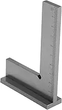 Machinist Square Ruler Dual Scale Steel Square Tool High Precision Measuring for Woodworking Construction Renovation Durable Versatile Carpenter Tools