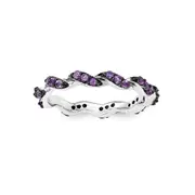 Sterling Silver Amethyst Eternity Ring