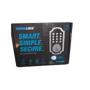 TurboLock TL117WM Smart Deadbolt Door Lock w/ Wi-Fi Bridge Keypad Brushed Nickel