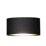 CLA Lighting Tama LED Exterior Surface Mounted Curved Up/Down Wall Light IP54 Black