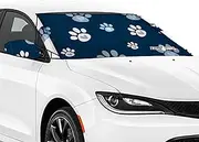 Frostguard - Premium Winter Windshield Snow Cover with Security Panel and Wiper Cover, Protects from Snow, Ice and Frost (Standard, Puppy Paws)