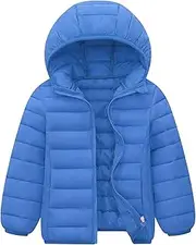[AIEOE] Baby Girl Boys Down Jacket Hooded Coat Snowsuit Keep Warm Cute Little Girl Suitable from 3-12 Years