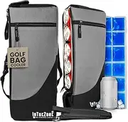 Frostbox Golf Bag Cooler and Ice Pack | Golf Accessories for Men Women | Covert 6 (six) Pack Can Coolers | Bring Beer and Drinks from Home | Slim, Flat & Discrete fit in Bags | Gifts for Men Women⛳