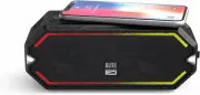 Altec Lansing HydraBlast Wireless Portable Bluetooth Speaker, IP67 Black