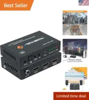 HDMI 2.1 ARC Audio Extractor 4K 120Hz 8K 60Hz, HDMI to HDMI + Optical SPDIF +...