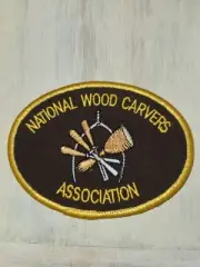 National Wood Carvers Association Patch, New Old Stock, Free Shipping