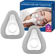 2 Packs Replacement Cushion (M) Compatible with AirTouch F20, Optimized Comfort & Secure Seal with Memory Foam (New Version), Exceptional Value & Durable CPAP Mask Supplies by Everness (M)