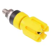 CLIFF Yellow 4mm Binding Post Socket 30A CL159775