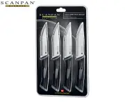 Scanpan 4-Piece Spectrum Jumbo Steak Knife Set