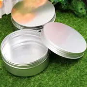 10 Pcs Thread Aluminum Box Cosmetics Refining Container Empty Tin Can Cream Jar