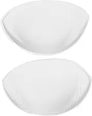 [WESIEVYA] Small Abalone Breast Pad Sticky Bra Inserts Adhesive Swimsuit Inserts Push up Waterproof Double Sided Sticky Bra Cup Easter Inserts for Bra Tape Petal