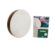 Tunable Bodhran Drum Cross-bar 18" Soft Head, Red Cedar + Book/DVD