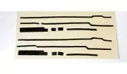 3kit Olympus OM1 OM2 OM4 OM-1 Camera Light Seal Adhesive Form Replacement Japan