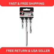 Performance Tool W36940 3 Piece Socket Extension Bar Set, 1/4-Inch Drive