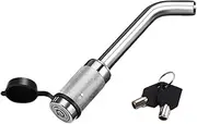 Outanaya Trailer Hitch Receiver Lock Elbow Style Theft Hitch Pin Lock for Bumper Trailer Accessories Durable Electrophoretic Easy Installation for Secure Towing