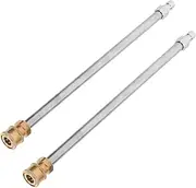 Levemolo Power Washer Extender Rod Set 2pcs High Pressure Washer Spray Nozzle to 1/4 Inch for Efficient Cleaning