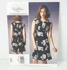 Vogue Sewing Pattern V1371 Tracy Reese Womens Dress Sz 6-14