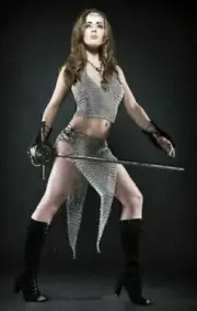 Chainmail Bra + Skirt Clothing Viking Aluminum Bikini Sexy new style