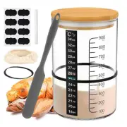 Sourdough Bread Starter Kit，Bread Baking Supplies,Sourdough Starter Jar
