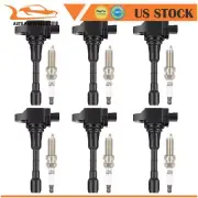 Ignition Coils & Spark Plugs For Infiniti G35 JX35 Nissan Pathfinder Quest 3.5L (for: Nissan)