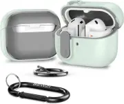for Samsung Galaxy Buds3 Pro/Galaxy Buds3 Case Cover Comes with 2 Hooks