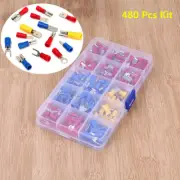 280pcs Crimp Spade Terminal Insulated Electrical Splice Car Wire Butt Connector (for: Fiat)
