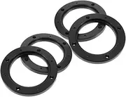 GETAJGHSD 4pcs Abs Speaker Spacer Rings Fit Car Stereo Adapter for Easy Installation Durable Mounting Bracket Compatible with Various Vehicle Audio Systems