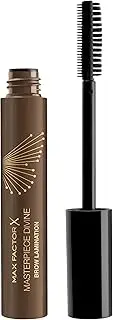 Max Factor Masterpiece Divine Brow Lamination Gel, 003, Medium, Eye Lift Effect, Hybrid Technology, Salon-Like Lamination Results, 8ml