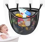 Nybhyjka Bath Toys Organizer, Corner Mesh Bath Toy Organizer Basket Bin, Mesh Large Capacity Baby Bin for Kids Shower Toyroom Dorm Cupboard Home Kitchen Living Room Bathroom Swimming