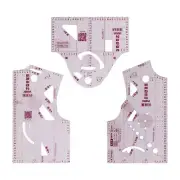 1:3 Fashion Design Ruler Model Template for Women Blouse Clothes Design Ruler
