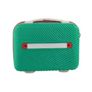 GAP LARGE Hard Shell with Mini Beauty Case Set+ Assorted Leather Tag - Coral