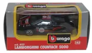 Bburago 1:43 4137 Lamborghini Countach 5000 #76 Black Le Mans 76 MIB Italy
