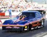 FUNNY CAR PHOTO FUTURE FORCE DRAG RACING POMONA 1988 NHRA