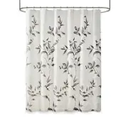 Madison Park Cecily Botanical Modern Shower Curtain, Contemporary Design Water
