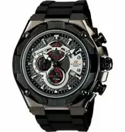 Casio Edifice Black Label Quartz Stainless Steel Gunmetal Strap EFX530P-1AV