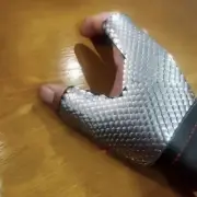 Fish-Scales Armor Style Hand-guard for Arrow Shooting by Traditional slingshot