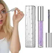 ETUCYNG Sparkly Mascara | Smudge-Proof Volumizing & Curling Mascara | Long Lasting Charming Voluminous Mascara for Women Halloween Eye Makeup